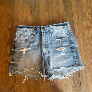 Pistola Size 26 Distressed Denim Shorts